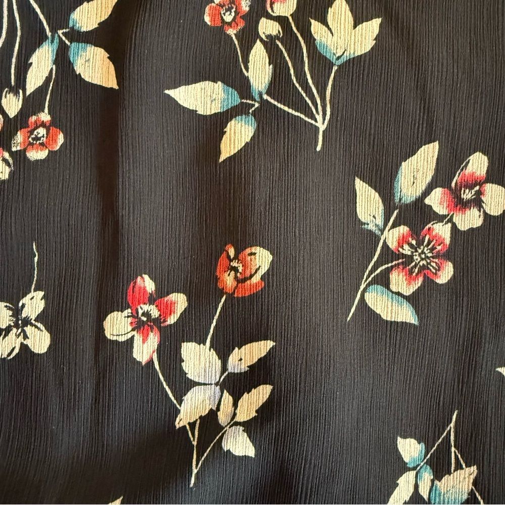 Madewell Floral Wrap Blouse M - Picture 8 of 8